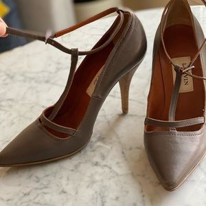 Lanvin Size 38 leather heels